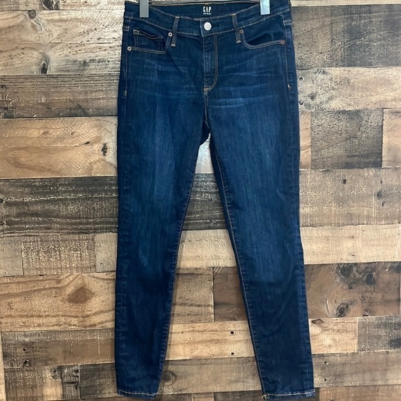 Gap Denim True Skinny Regular Jeans Women’s Dark Wash Size 6/28 - Picture 1 of 4